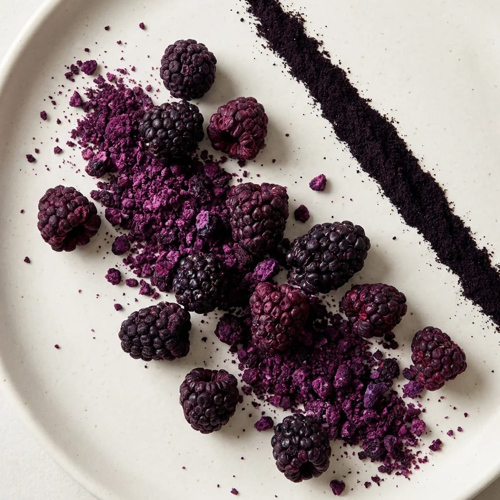 Freeze-dried blackberry