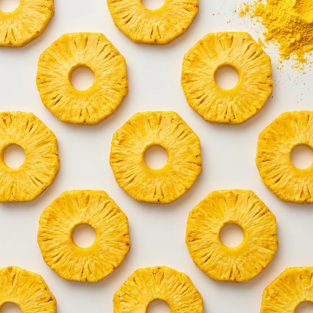 Freeze-dried Pineapple sliced wholesale - freeze-dried.co
